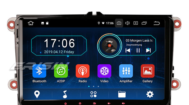 Erisin ES8901V 9″ Android 9.0 Pie DAB+ OPS Car Stereo GPS For VW Golf Passat Tiguan Polo Seat