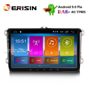 Erisin ES2991V 9″ DAB+ Android 9.0 For VW Passat Golf 5/6 Tiguan Eos Polo Jetta OPS Car Stereo
