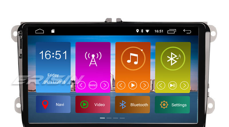 Erisin ES2991V 9″ DAB+ Android 9.0 For VW Passat Golf 5/6 Tiguan Eos Polo Jetta OPS Car Stereo