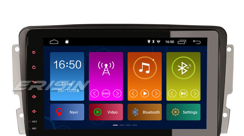 Erisin ES2989C 8″ DAB+ Android 9.0 Car Stereo GPS Mercedes C/CLK/G Class W203 W209 Vito Viano TPMS