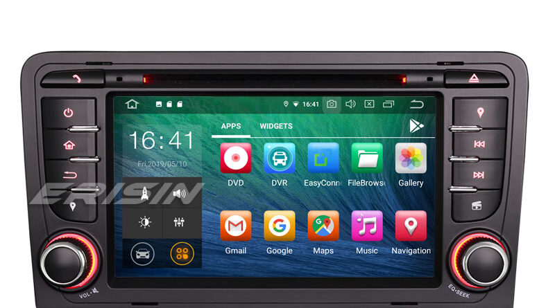 Erisin ES7947A 7″ 8-Core Android 9.0 Car Stereo GPS OBD DVR DAB+ DTV BT DVD AUDI A3 S3 RS3 RNSE-PU