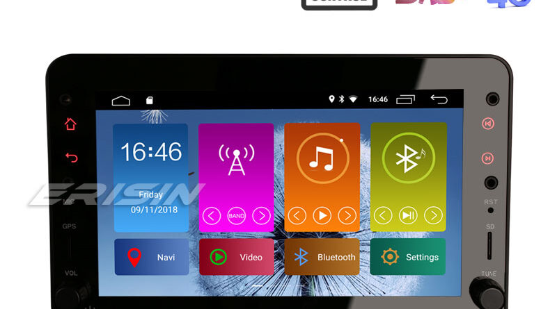 Erisin ES2920R 7″ DAB+ 1 Din Android 9.0 Autoradio GPS OBD DSP DVR for Alfa Romeo Brera Spider 159 Sportwagon