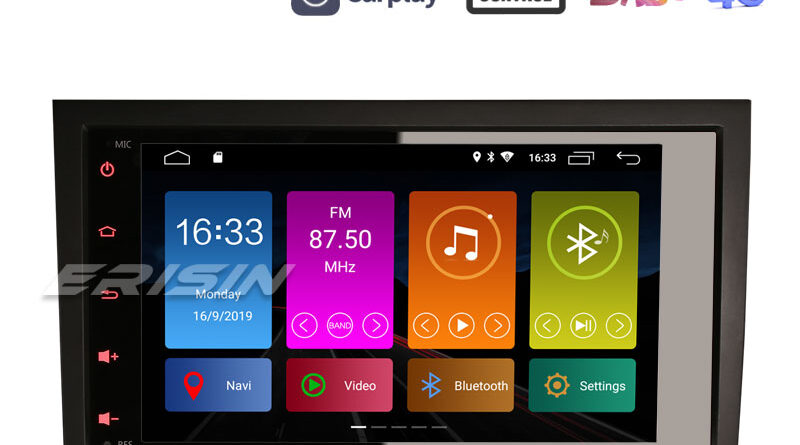 Erisin ES3028A 8″ Android 10.0 Car Stereo DAB+ GPS Sat Nav CarPlay DSP Audi A4 S4 RS4 Seat Exeo