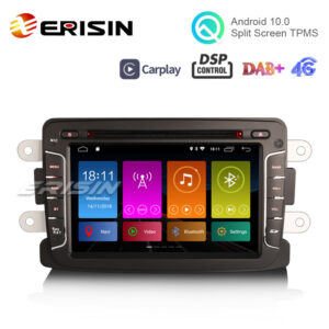 Erisin ES3029D 7″ DAB+ Android 10.0 Car Radio GPS CarPlay DSP for Renault Dacia Duster Sandero Dokker Lodgy