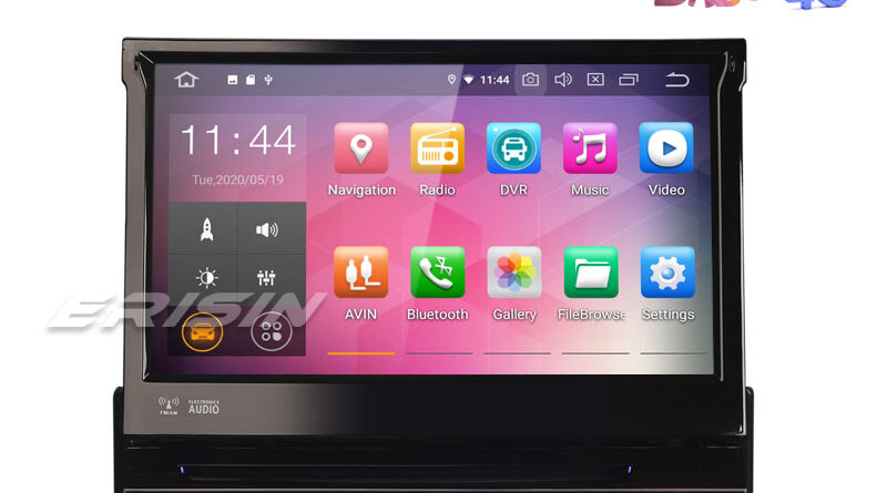 Erisin ES5188U 7″ Android 10.0 Universal 1 Din Car DVD GPS Player 4G DAB+ CarPlay+