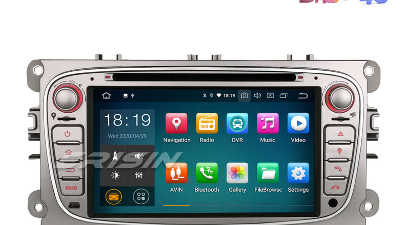 Erisin ES5109FS 7″ Android 10.0 Car Stereo for Ford Focus DVD GPS 4G Wifi DAB+