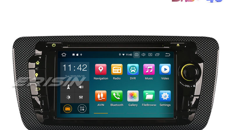 Erisin ES5122S 7″ Android 10.0 Car DVD GPS System RDS 4G DAB+ Carplay+ for SEAT IBIZA