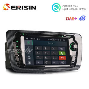 Erisin ES5122S 7″ Android 10.0 Car DVD GPS System RDS 4G DAB+ Carplay+ for SEAT IBIZA