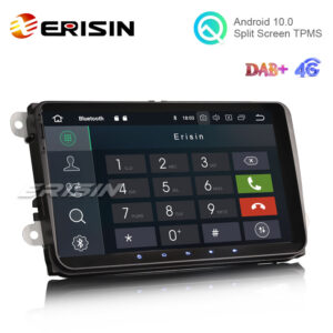 Erisin ES5118V 9″ Android 10.0 Car Radio GPS System 4G DAB+ Carplay+ for VW Skoda Seat