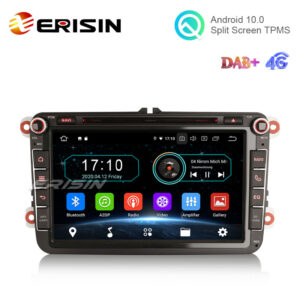 Erisin ES5985V 8″ Android 10.0 Car Stereo for VW Passat Golf Tiguan Polo T5 Jetta Touran DAB+ CarPlay+ GPS