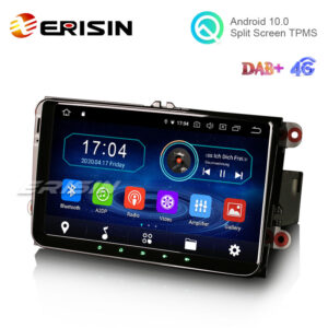 Erisin ES5991V 9″ Android 10.0 Car Stereo for VW Golf 5 Passat Tiguan Polo Eos Skoda DAB+ Navi OPS