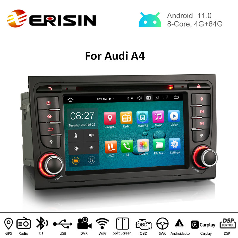 Erisin ES2605Q 8.8 Android 10.0 Car Multimedia Player for Audi Q5