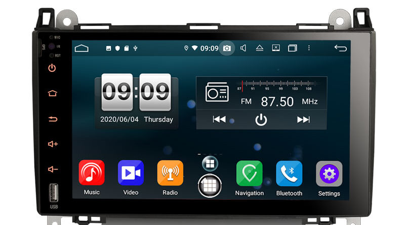 Erisin ES8792B 9″ PX5 DSP Android 14.0 Car Multimedia For Benz A Class W169 B Class W245 Sprinter Viano Vito CarPlay & A