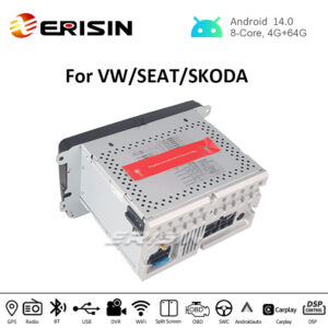 Erisin ES8791V 9″ PX5 DSP Android 14.0 Car Stereo CarPlay & Auto GPS 4G DAB+ for VW Golf Passat Tiguan Polo Eos Seat Sko