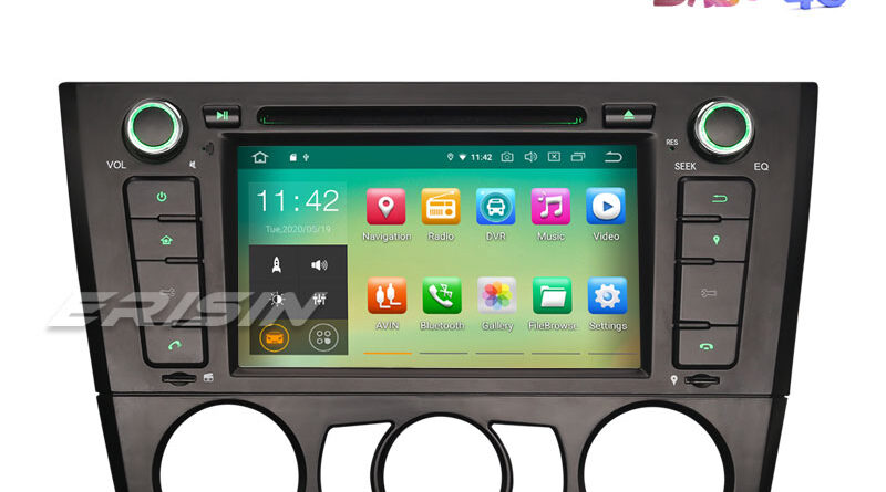 Erisin ES5140B 7″ Quad-Core Android 10.0 Car DVD Player GPS DAB+ 4G for BMW E81 E82
