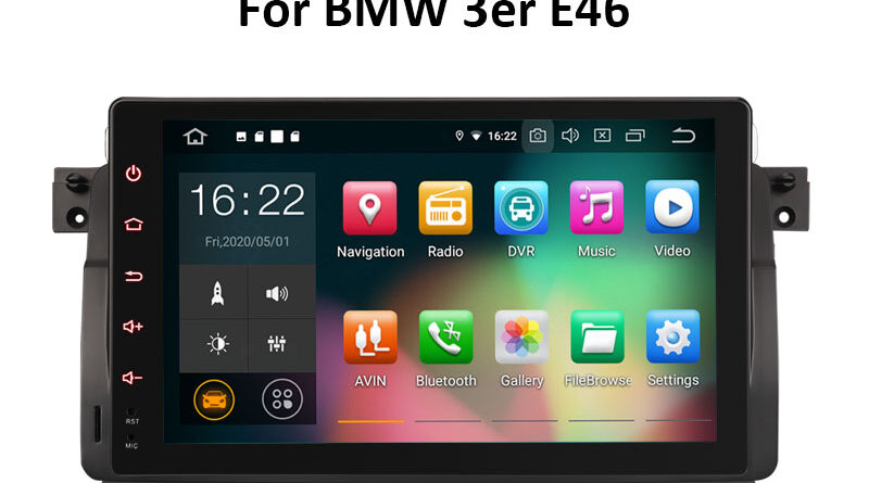Erisin ES8103B 9″ Octa-Core Android 12.0 Car Stereo For BMW E46 M3 Rover 75 DSP CarPlay & Auto Radio GPS TPMS DAB+ 4G DV