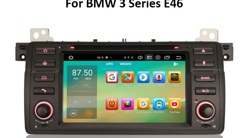 Erisin ES8162B 7″ BMW E46 Car DVD Player 64G Android 12.0 Car Stereo DSP CarPlay & Auto GPS TPMS DAB+ 4G