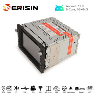 Erisin ES8186V 7″ Android 12.0 Car Stereo for VW Golf Passat Polo Bora Seat Peugeot 307 DSP CarPlay & Auto GPS TPMS DAB+