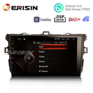 Erisin ES4297A 9″ Android 10.0 Car Stereo for TOYOTA COROLLA E140 E150 GPS DAB+ CarPlay DSP Radio TPMS