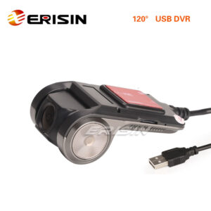 Erisin ES570K Pure 4 Glass Lens Super Starlight Night Vision HD USB Camera with 32GB TF Card for Android Car Radios