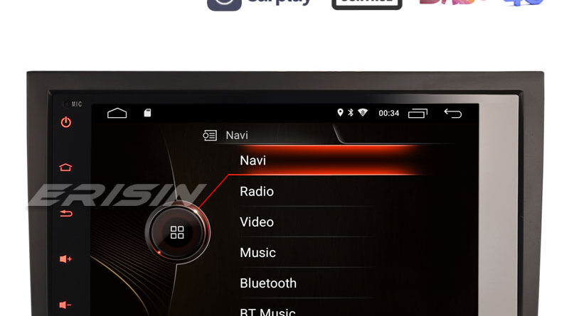 Erisin ES4284A 8″ Android 10.0 OS Car Stereo for Audi A4 S4 GPS 4G TPMS DAB+ Apple CarPlay DSP