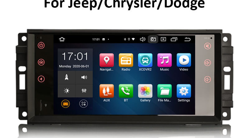 Erisin ES8176J 7″ PX5 64G Android 12.0 Car Stereo DSP CarPlay & Auto GPS TPMS DAB+ 4G for Jeep Compass Wrangler Commande