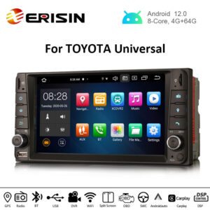 Erisin ES8112C 7″ Octa-Core Android 12.0 Car Radio for Toyota Corolla CarPlay & Auto GPS TPMS DAB+ GPS Sat Nav