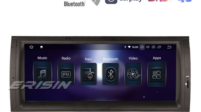Erisin ES5153BN 10.25″ Android 10.0 Car Multimedia GPS BT5.0 Radio CarPlay TPMS DAB+ for BMW E53 E39 M5
