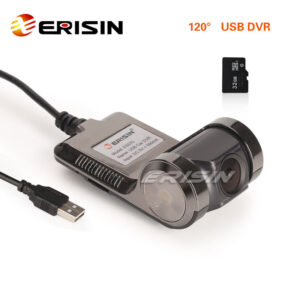 Erisin ES570K Pure 4 Glass Lens Super Starlight Night Vision HD USB Camera with 32GB TF Card for Android Car Radios