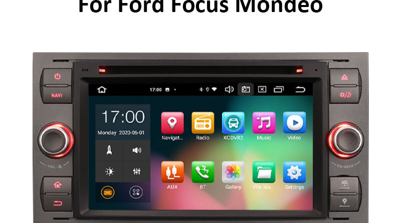 Erisin ES8166F 7″ Android 12.0 Car Stereo for Ford Fusion Kuga Mondeo Fiesta DSP CarPlay & Auto GPS TPMS DAB+ 4G DVD Sys
