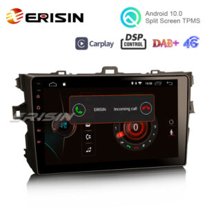 Erisin ES4297A 9″ Android 10.0 Car Stereo for TOYOTA COROLLA E140 E150 GPS DAB+ CarPlay DSP Radio TPMS