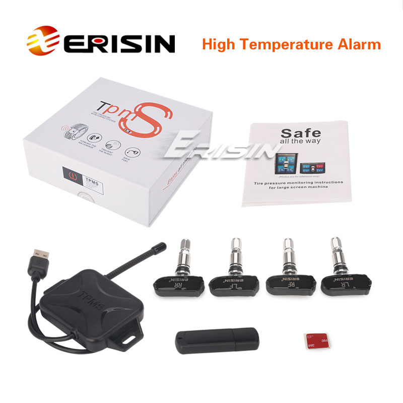 Erisin ES364 DAB Plus Radio Adapter Digital Radio Tuner Box mit MCX Antenne  Verstärker DAB Antenne für Android Autoradio USB-Anschluss,DAB-Box