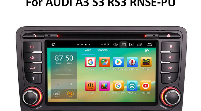 Erisin ES8147A 7″ PX5 Android 12.0 Car Stereo GPS For Audi A3 S3 RS3 RNSE-PU 64G DAB+ DSP CarPlay Auto Radio