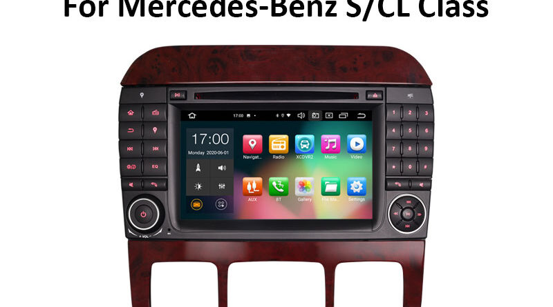 Erisin ES8182S 7″ Octa-Core Android 12.0 Car DVD for Benz S-Class W220 iPhone Auto CarPlay GPS DSP DAB