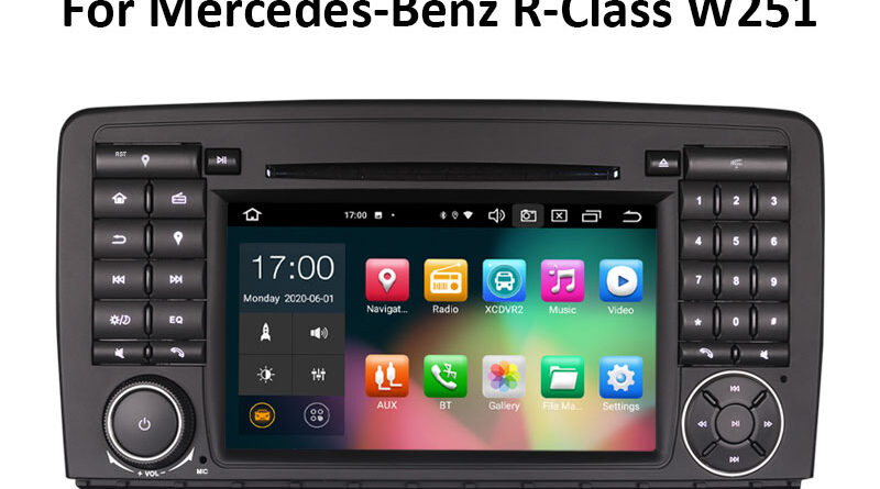 Erisin ES8181R 7″ Android 12.0 Car Stereo DVD for Mercedes Benz R-Class W251 GPS Mulitmedia CarPlay Auto Radio DSP Bluet