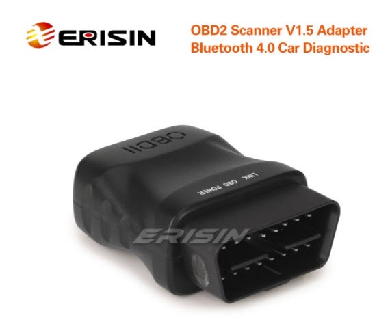 erisin OBD2 Scanner Adapter Auto Diagnose Scan Tool Reader für iOS Android 