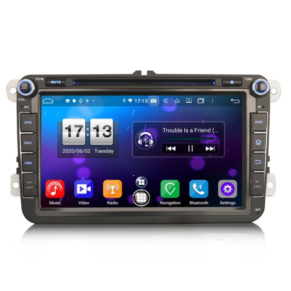 Erisin ES8715V 8 DSP Android 10.0 Car Radio CarPlay & Auto GPS 4G DAB+  WiFi for VW Seat Skoda - Erisinworldwide