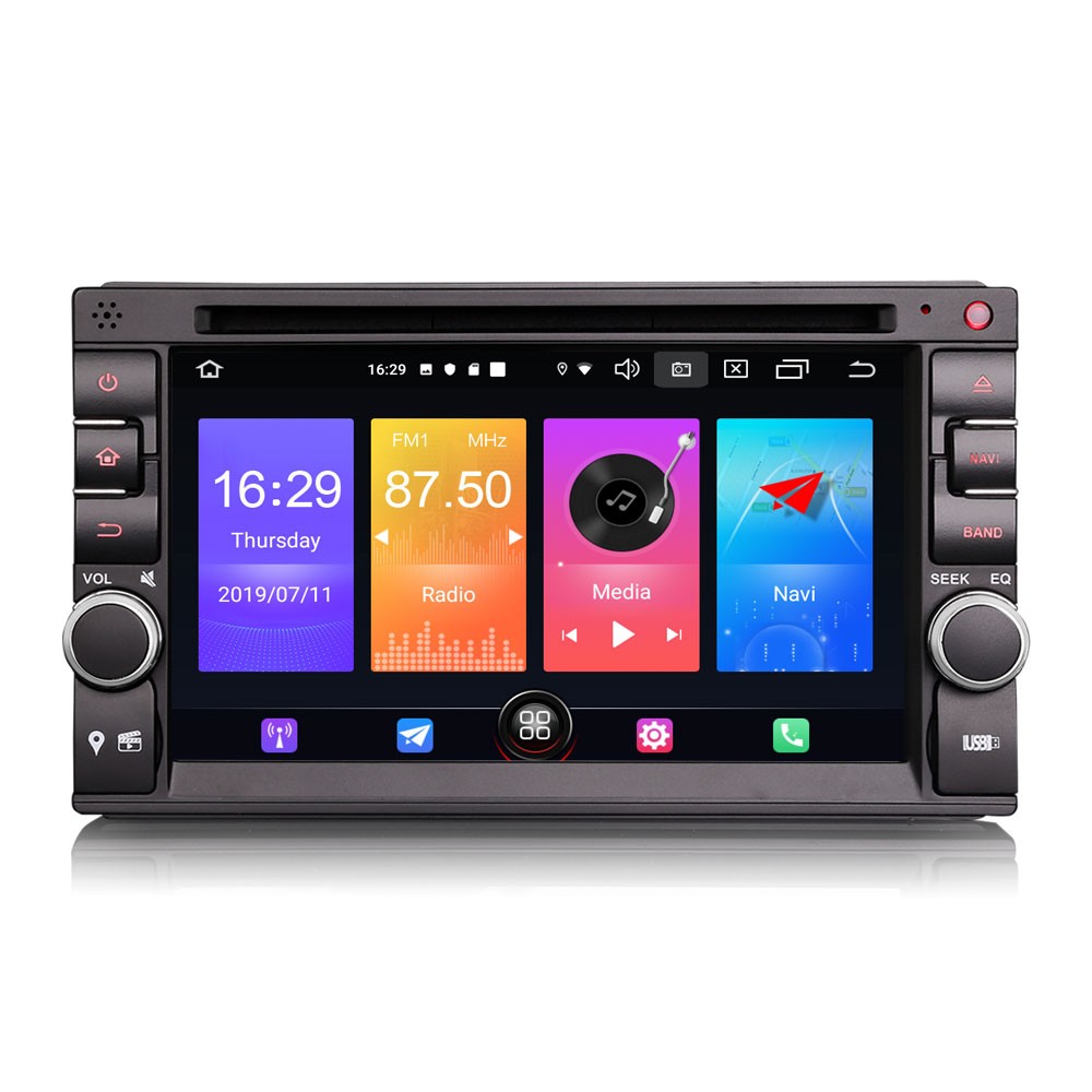 Erisin ERISIN ES2736U AUTORADIO 2DIN GPS UNIVERSALE ANDROID 10 WI-FI DVD USB NO DOGANA 
