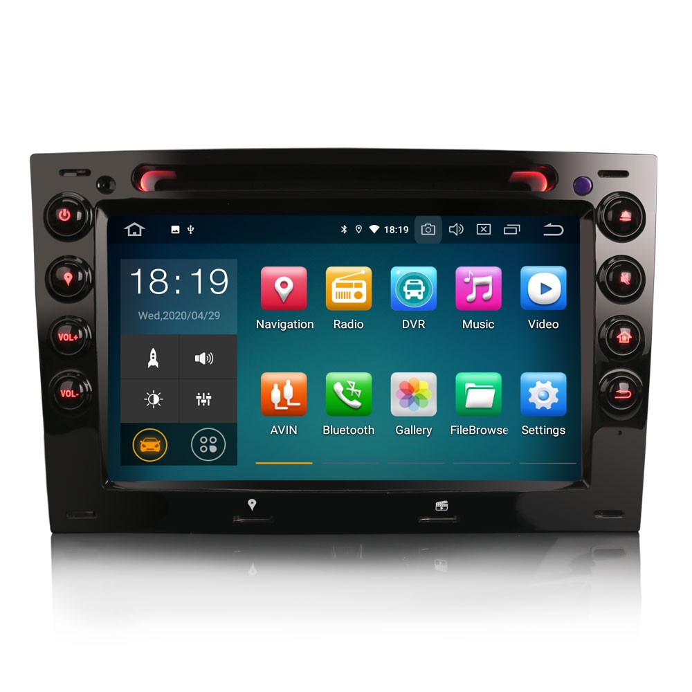 Erisin ES3029D 7 DAB + Android 10.0 Autoradio GPS CarPlay DSP pour Renault  Dacia Duster Sandero Dokker Lodgy - Erisinworldwide