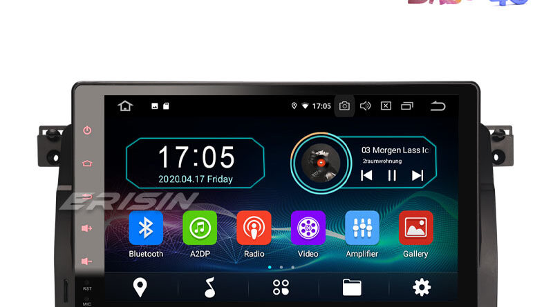 Erisin ES6996B 9″ Android 10.0 Car Multimedia Player GPS Radio WiFi BT TPMS 4G for BMW 3 Series E46 M3 Rover 75