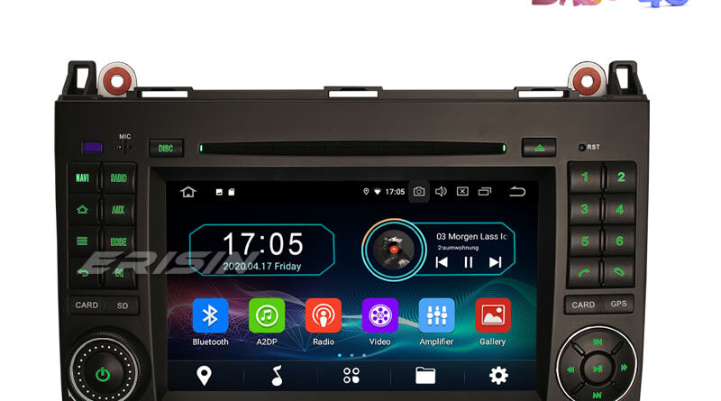 Erisin ES6972B 7″ Android 10.0 Car Multimedia DVD GPS Radio WiFi BT TPMS DVR for Benz W169 W245 Viano Vito A-Class B-Cla