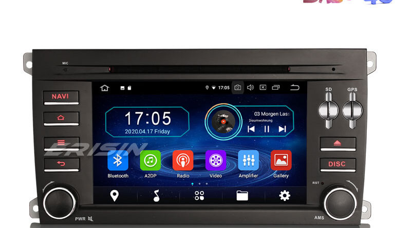 Erisin ES6914C 7″ 64G 8 Core Android 10.0 Car Multimedia with GPS Radio WiFi DVR DVD for Porsche Cayenne