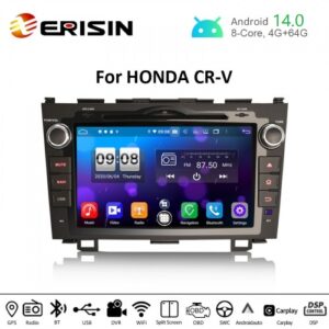 Erisin ES8759C 8" Octa-Core Android 14.0 Car DVD GPS Player RDS DSP CarPlay & Auto Radio for HONDA CR-V
