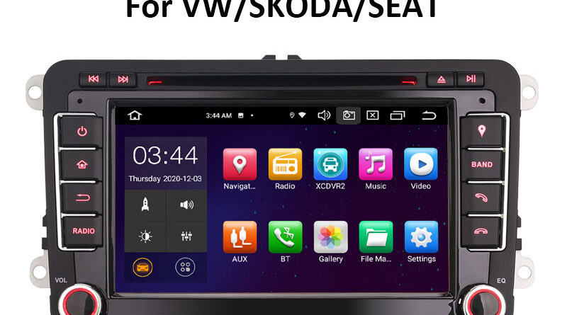 Erisin ES8148V 7″ Android 12.0 Car Stereo For VW Golf Jetta Passat Seat Skoda DSP CarPlay & Auto GPS TPMS DAB+ 4G DVD Sy