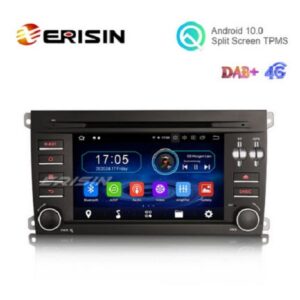 Erisin ES6914C 7" 64G 8 Core Android 10.0 Car Multimedia with GPS Radio WiFi DVR DVD for Porsche Cayenne