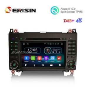 Erisin ES6972B 7" Android 10.0 Car Multimedia DVD GPS Radio WiFi BT TPMS DVR for Benz W169 W245 Viano Vito A-Class B-Class