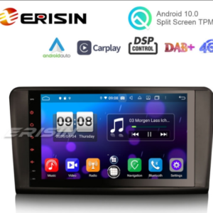 Erisin ES8794L 9" Octa-Core Android 10.0 Car Multimedia CarPlay & Auto GPS TPMS DTV for Mercedes Benz ML-Class W164 GL-Class X164