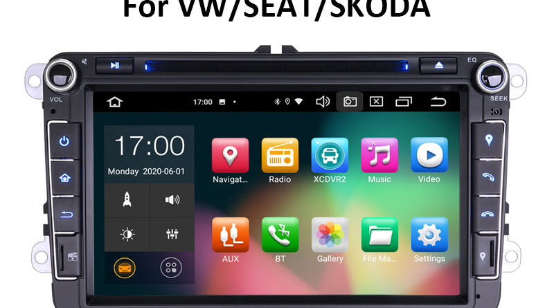 Erisin ES8105V 8″ Android 12.0 Car Stereo DVD For VW Golf Passat Polo Bora Seat SKODA Superb DSP CarPlay & Auto GPS TPMS