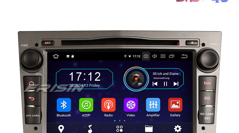 Erisin ES6960PG 7″ Android 10.0 Car DVD RDS BT GPS 4G WiFi DAB+ Radio for Opel Combo Meriva Signum Astra