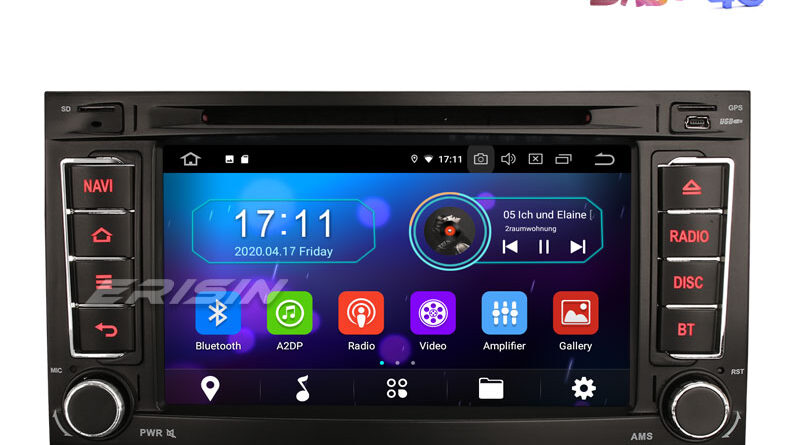 Erisin ES6956T 7″ Octa-Core Android 10.0 Car DVD Radio for VW TOUAREG T5 Multivan WiFi BT TPMS DVR 4G Canbus